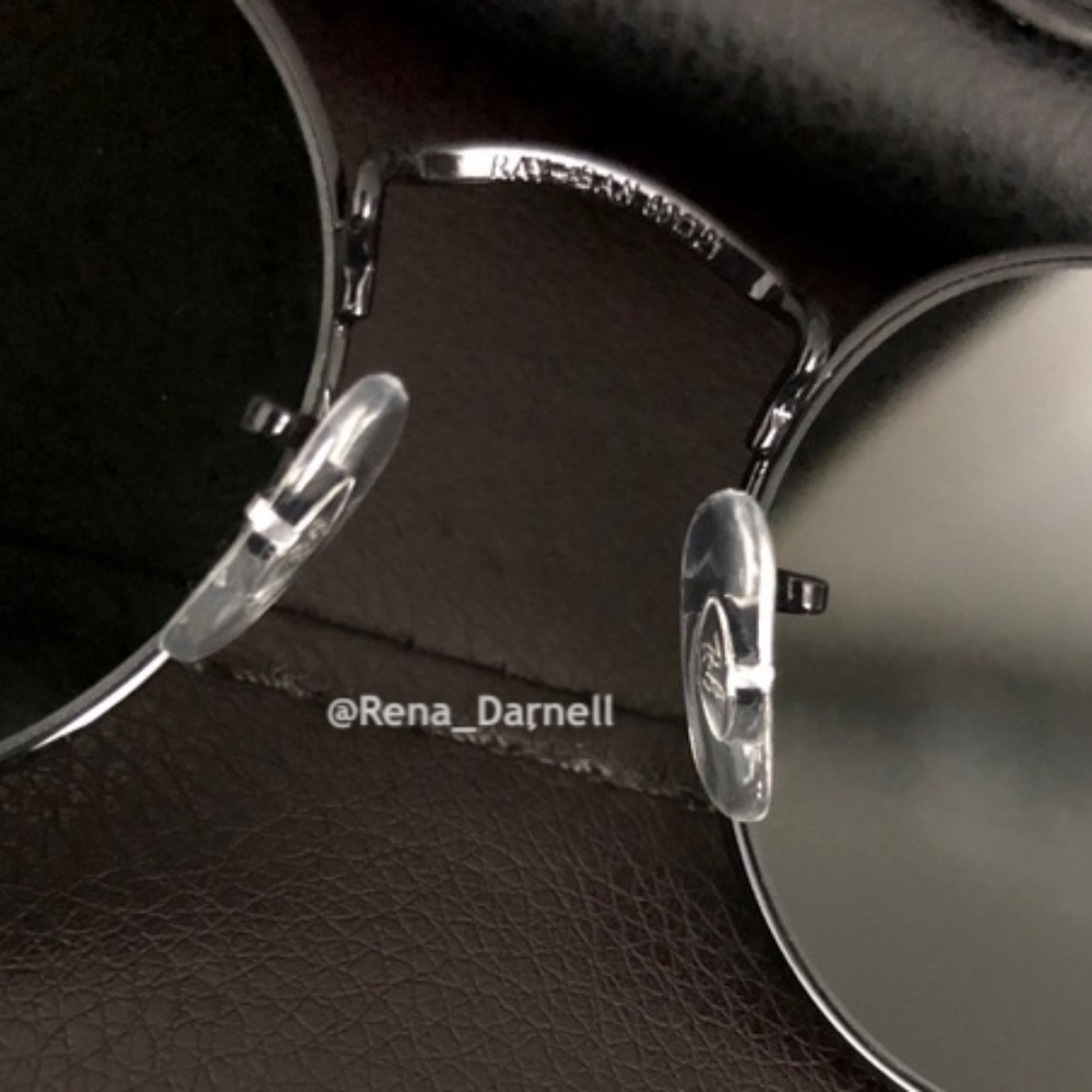 Ray-Ban Round Metal RB3447 Black New - Picture 6 of 11